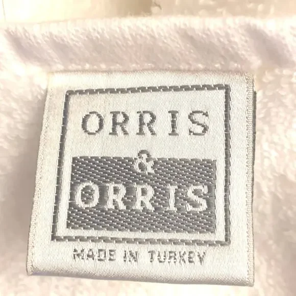 Orris & Orris 100% Cotton Bath Towel Embroidered Floral Cottagecore Grandmacore - Picture 4 of 8
